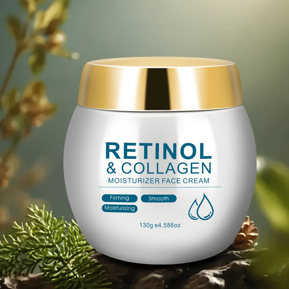 Face Cream Retinol and Collagen 130g Jar or Retinol Essence Option for Day and Night Skin Care — image 11