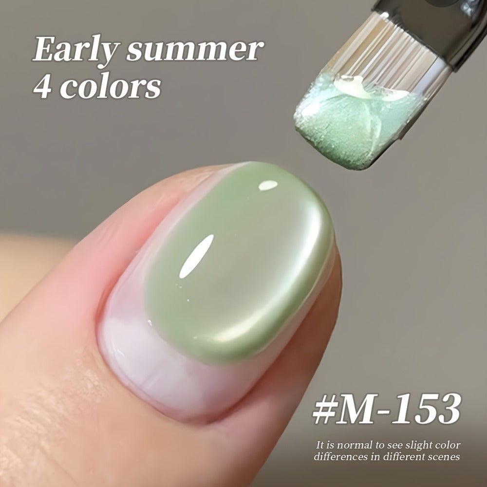 Four-Piece Cat Eye Gel Polish Set in Photo-Frame Bottles with 152, 153, 159 and 132 Color Codes — image 6