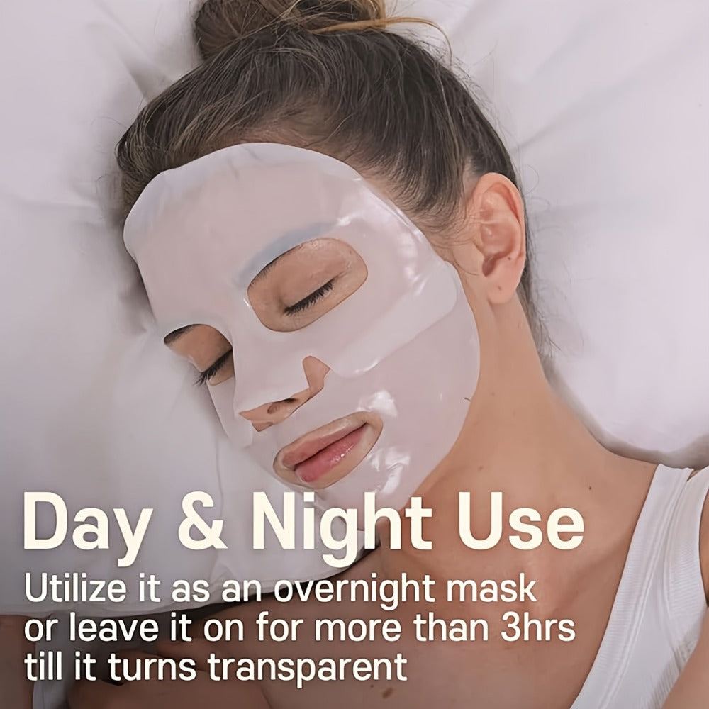 Bio-Collagen Hydrogel Sheet Mask Set 10 Pcs, Korean Beauty Face Mask with Aloe Vera, Intense Hydration — image 9