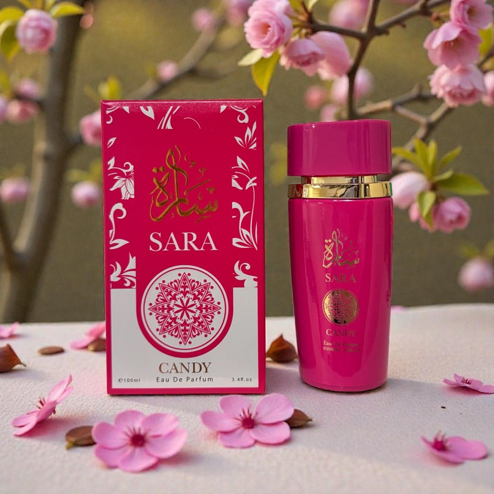 Eau de Parfum Sara Candy for Women 100ml in Bright Pink Box with 4-Note Source Profile for Daily Wear — image 3