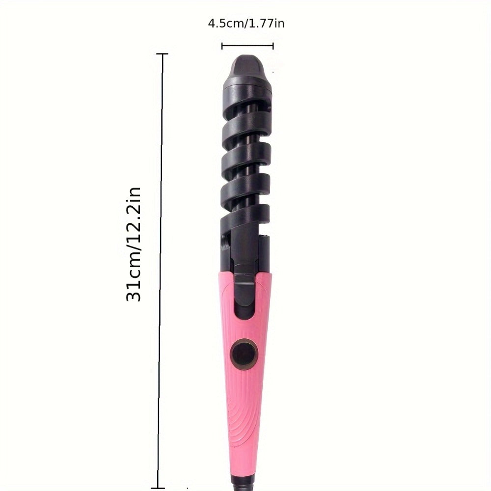 Spiral Curling Wand for Women Professional Hair Curler Electric Curl Iron Fast Heat-Up Waves, for Home, Travel and Salon Hair