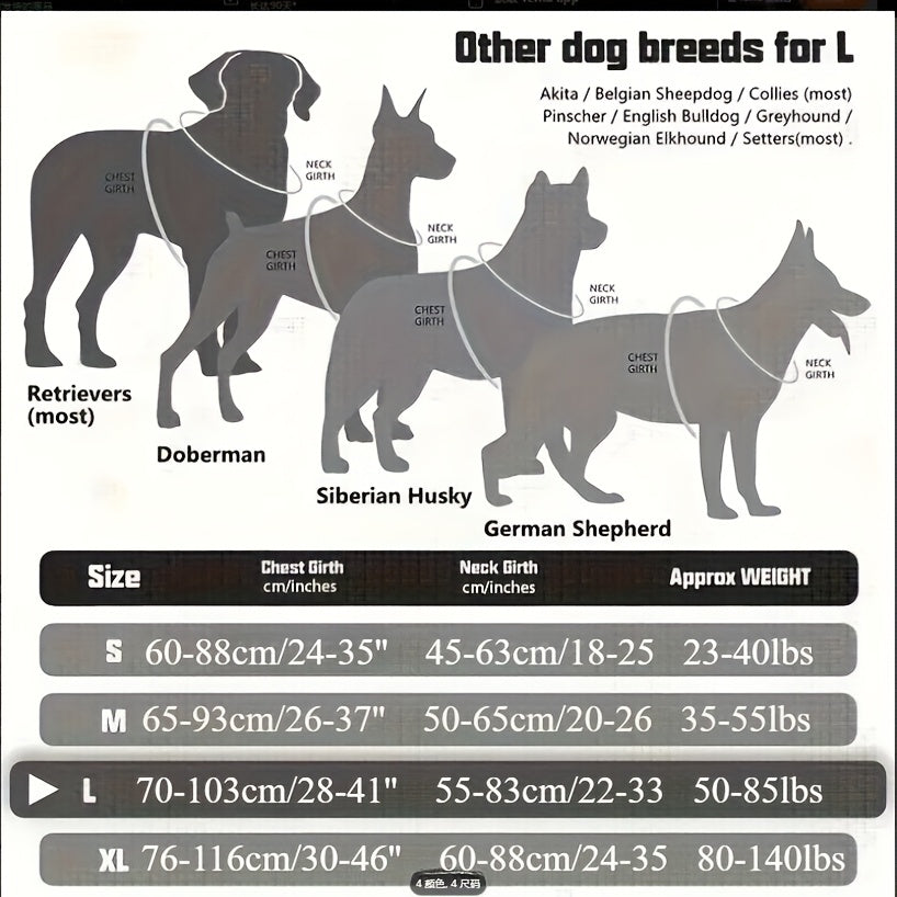 Tactical-Style Dog Harness with Top Handle and Front Ring in Five Colors and S-to-XL Sizes — image 2