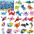 Ocean Mini Building Blocks 30-Pack Party Favors for Kids, Marine-Themed Mini Brick Sets for Birthday Goodie Bags — image 8