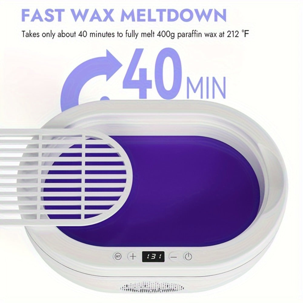 Paraffin Wax Machine for Hands and Feet Large Capacity – WAXKISS PWH-3000A 101oz Home Spa Wax Warmer Kit for Deep Moisturizin