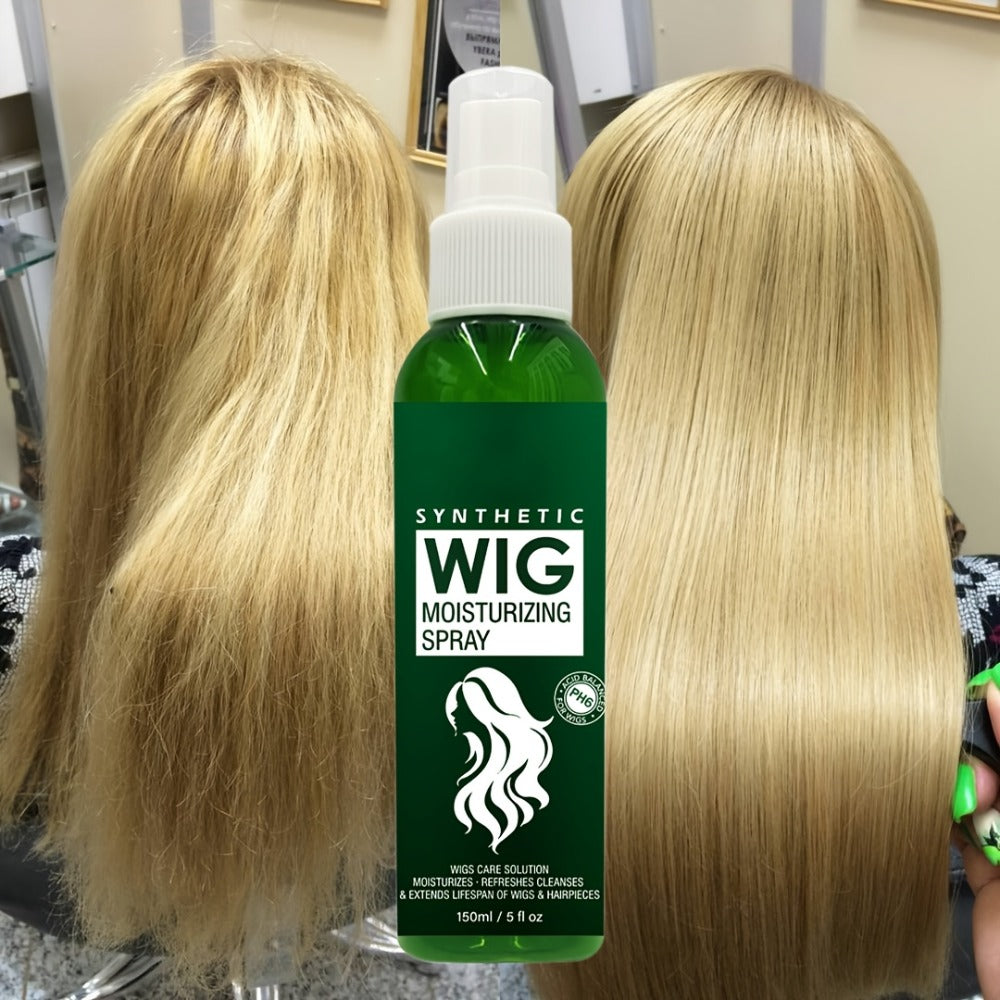 Synthetic Wig Refresher Spray Leave-In Conditioner, Revitalizes & Detangles Wigs & Hairpieces, Cleanses Between Washes — imag