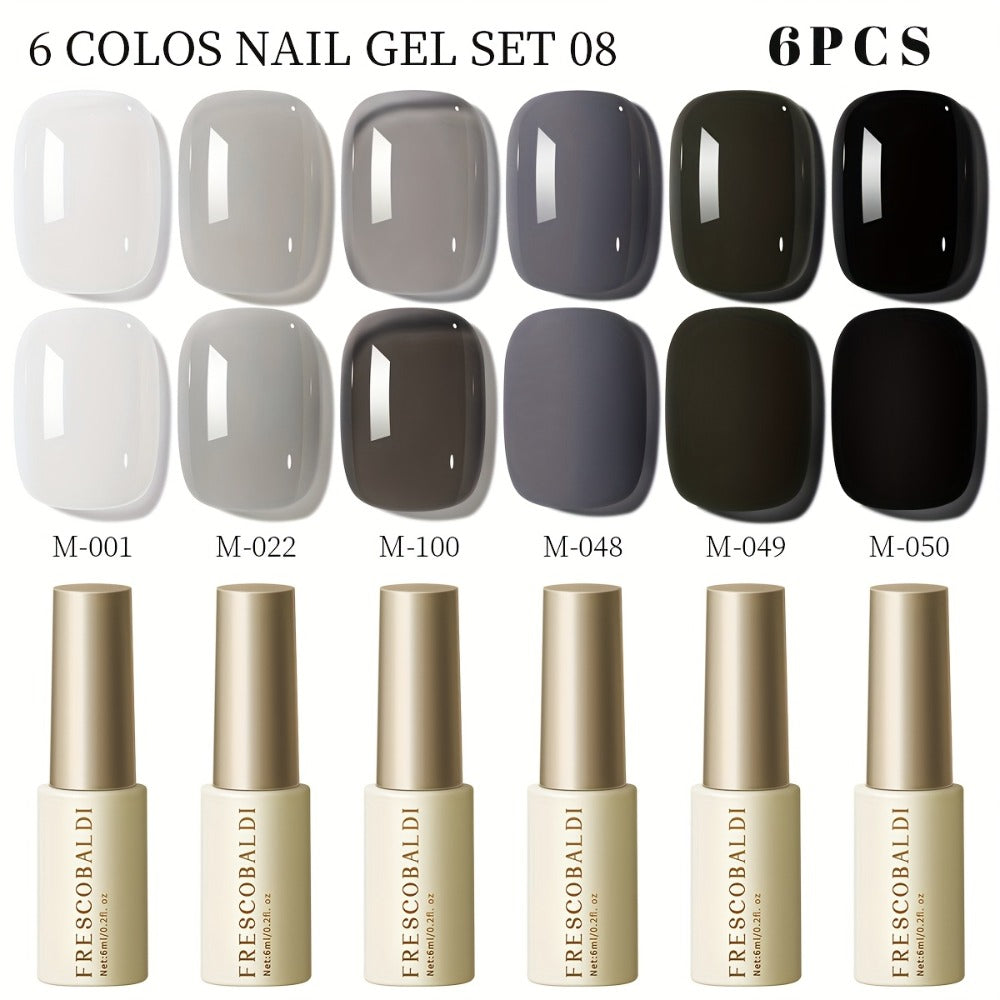 Gel Nail Polish Set with IRISGOBLADI Label, 6 Solid Colors per Set and 8 Retained Palettes — image 11