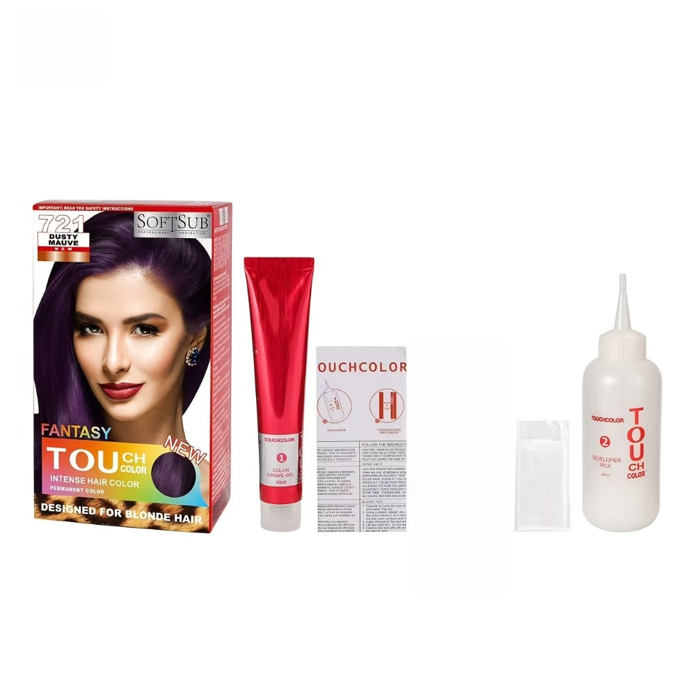 Permanent Hair Dye 20 Vivid Colors Bright Color for Home Use, Easy Application Full Coverage — image 4