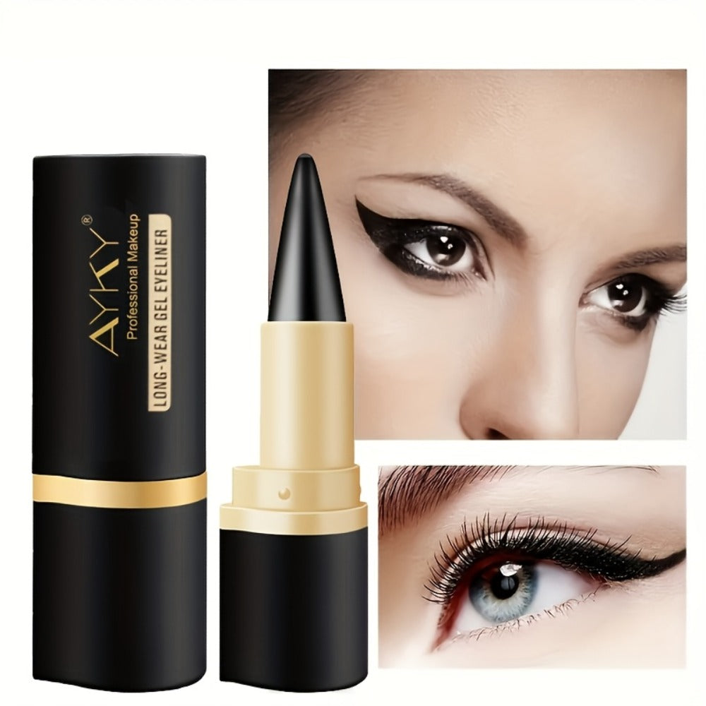 Waterproof Eyeliner Pencil 5 Pack Matte Black Smudge-Proof Cream Formula, for Makeup, Travel and Everyday Vanity Use — image 