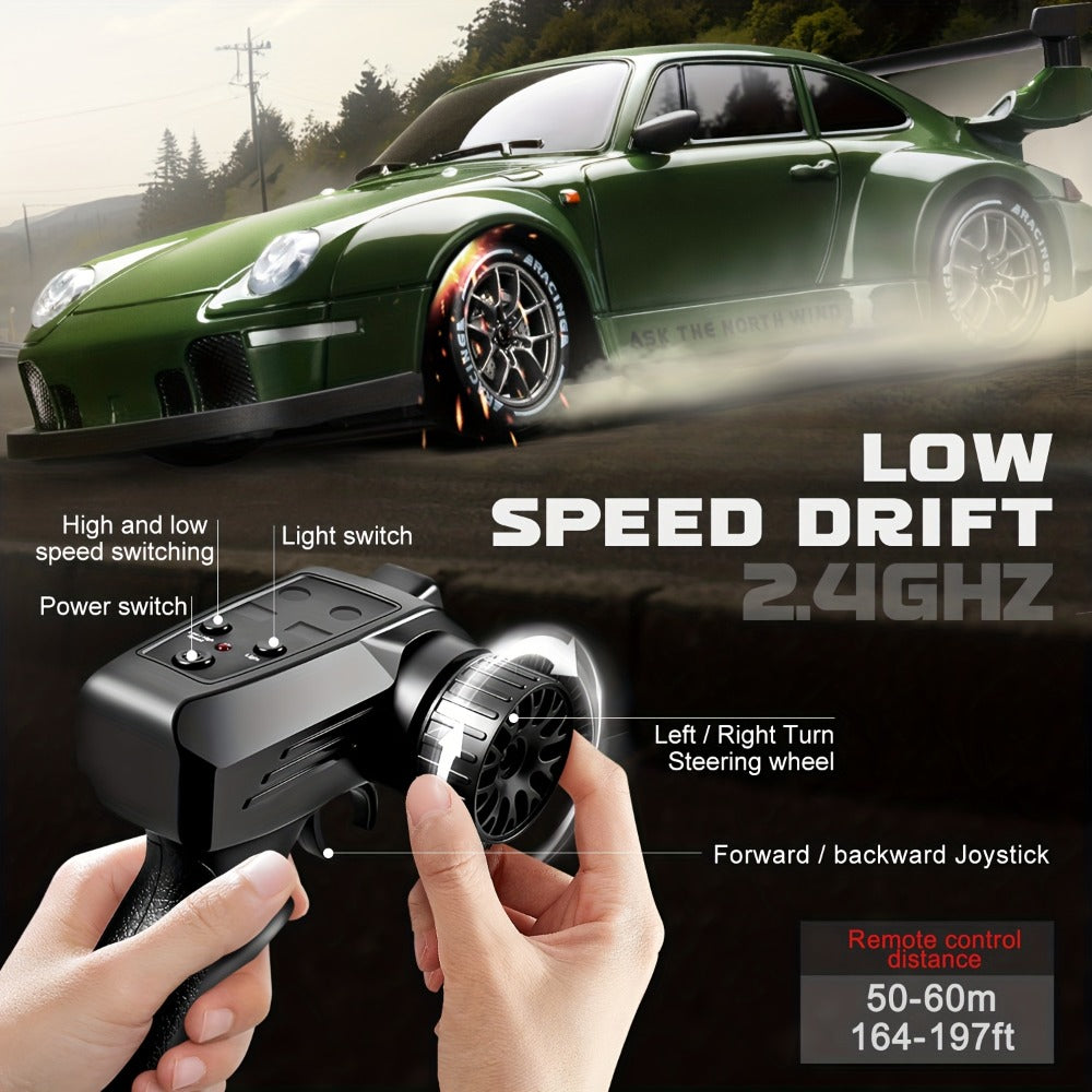 RC Drift Car S814 1:24 Scale Sports Car with Remote Controller, Display Cones and Five Color Selections — image 13