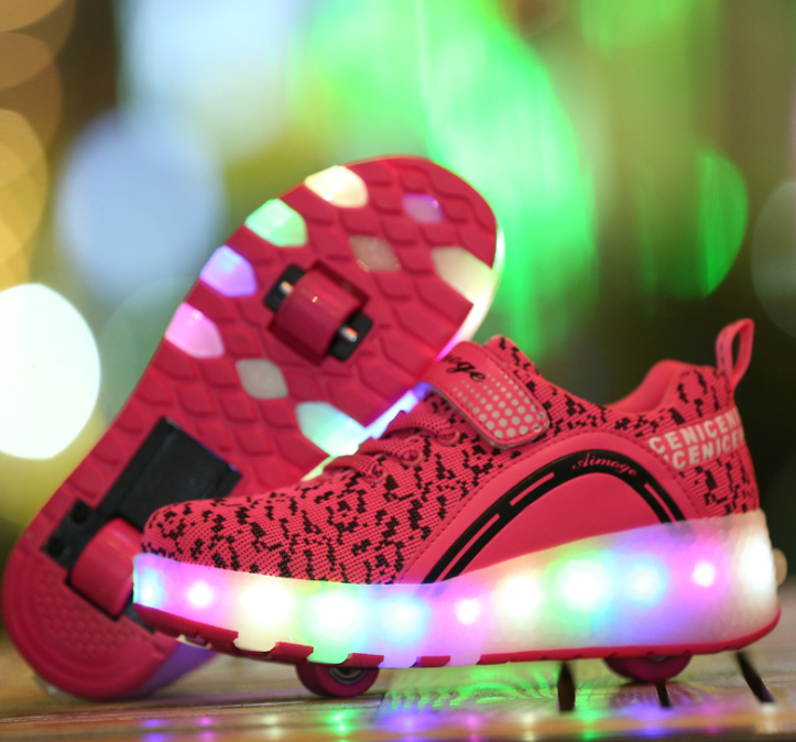Ultra-light Luminous And Rechargeable Roller Skates