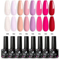 Gel Nail Polish 8-Color Rhapsody Pastel Set with Soft Muted Tones for All-Season UV/LED Soak-Off Nail Art — image 10
