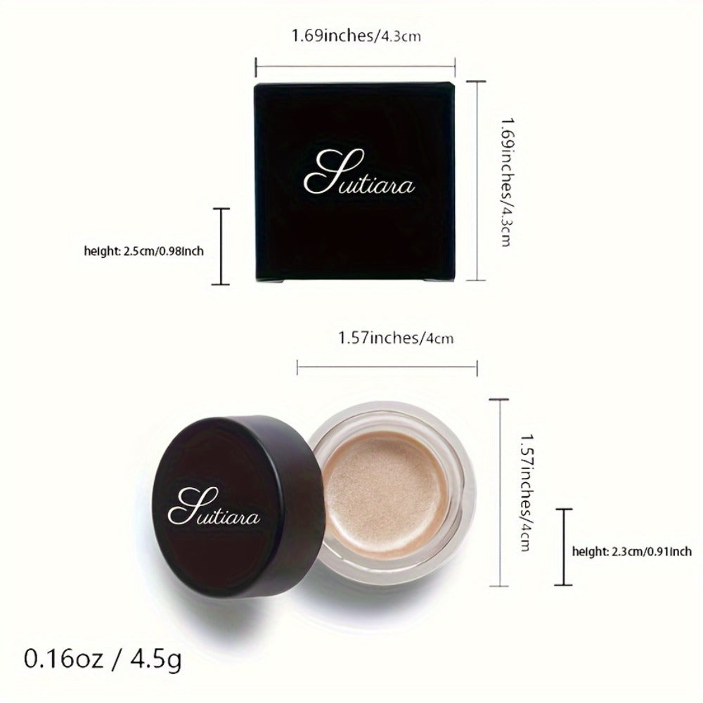 Jelly Gel Eyeshadow 2 Pack Sunset Copper Shimmer High Gloss Metallic Finish Fade Resistant, for Makeup, Travel and Everyday V