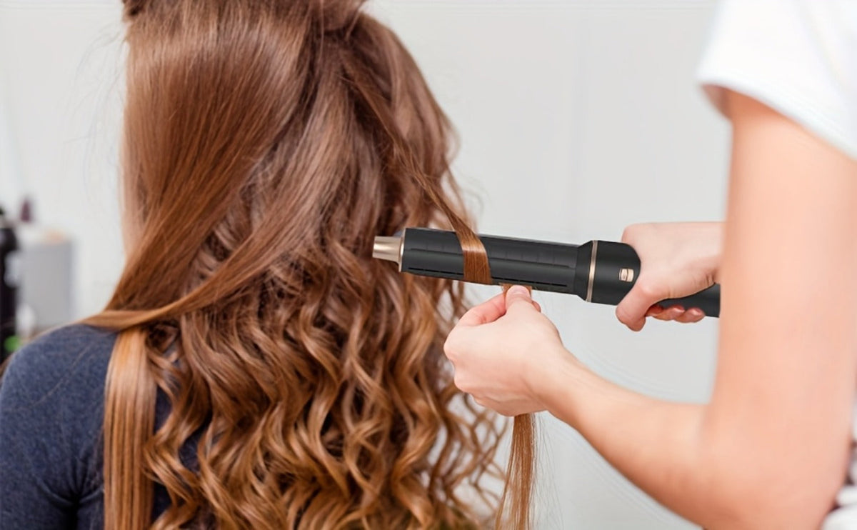 5-in-1 Hot Air Brush Negative Ion Hair Styler Blow Dryer Curler Straightener Volumizer, for Home, Travel and Salon Hair Styli