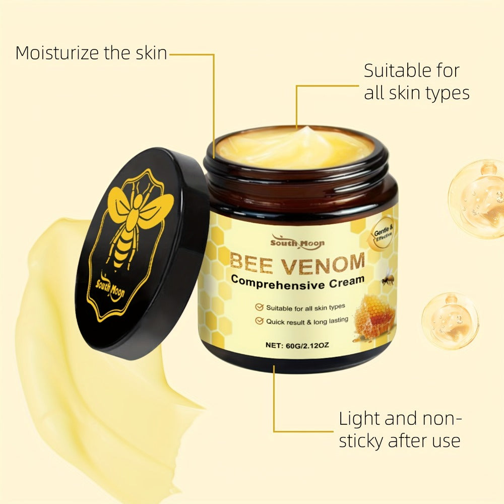 Skincare Set with Hloygi and South Moon Labels, 3 Bee Venom Products Plus Gua Sha Board Accessory — image 4