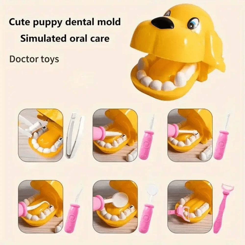 Pink Doctor Pretend Play Toy Set 40pcs for Girls, Simulation Nurse Kit with Stethoscope Injection Dental Tools — image 13