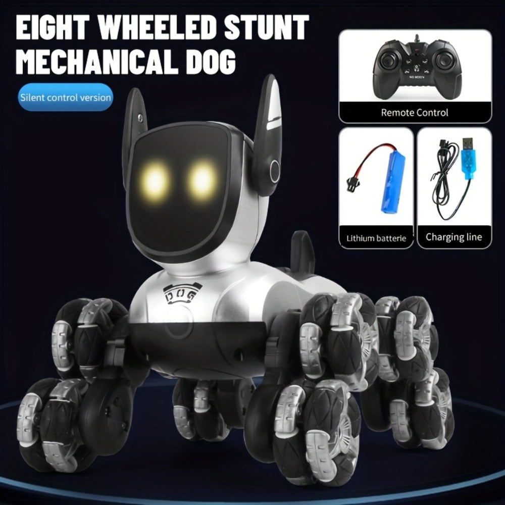 Robot Dog Toy for Kids, RC Smart Interactive Electronic Pet with Remote Control, Music & Action Show — image 3