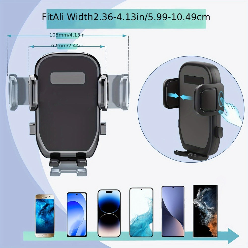 Cup-Holder Car Phone Mount with Bottle Recess, Double-Jointed Long Arm and Rotating Clamp Pictured — image 6