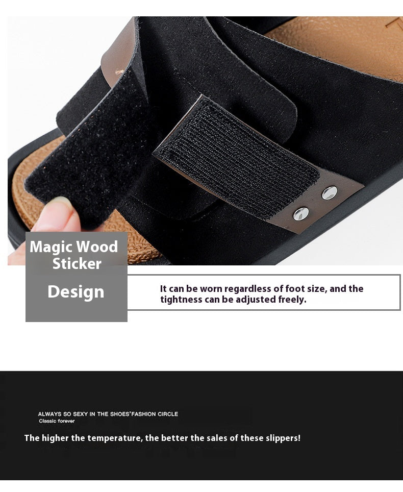 Outer Wear Home Bathroom Non-slip Platform Slippers