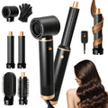 Hot Air Brush 5-in-1 Hair Dryer Brush with Round Barrel, Blow Dry, Curl, Straighten & Add Volume — image 10