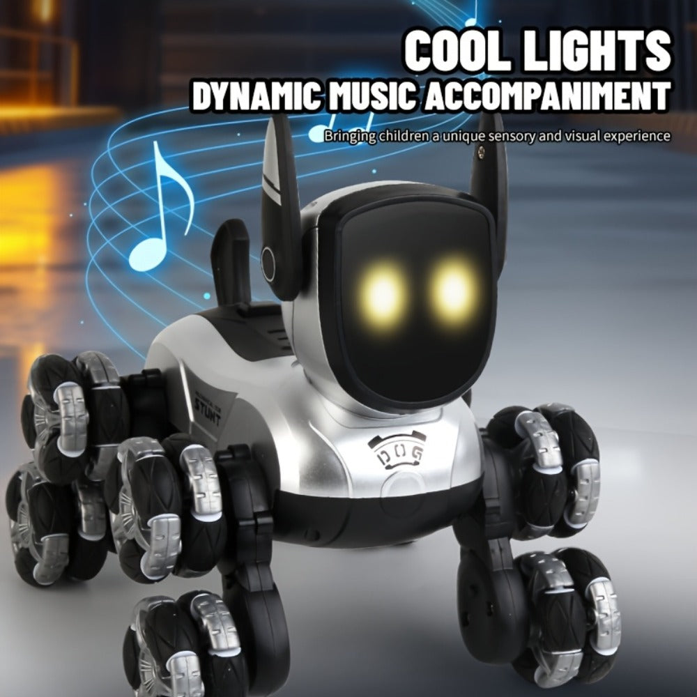 Robot Dog Toy for Kids, RC Smart Interactive Electronic Pet with Remote Control, Music & Action Show — image 5