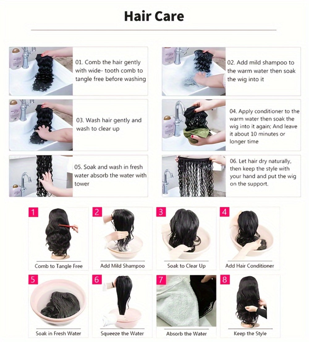 Put On and Go Wig 6x4.5 HD Lace Human Hair Straight 250% Density Glueless Pre-Plucked Pre-Cut Pre-Bleached Knots Long Straigh