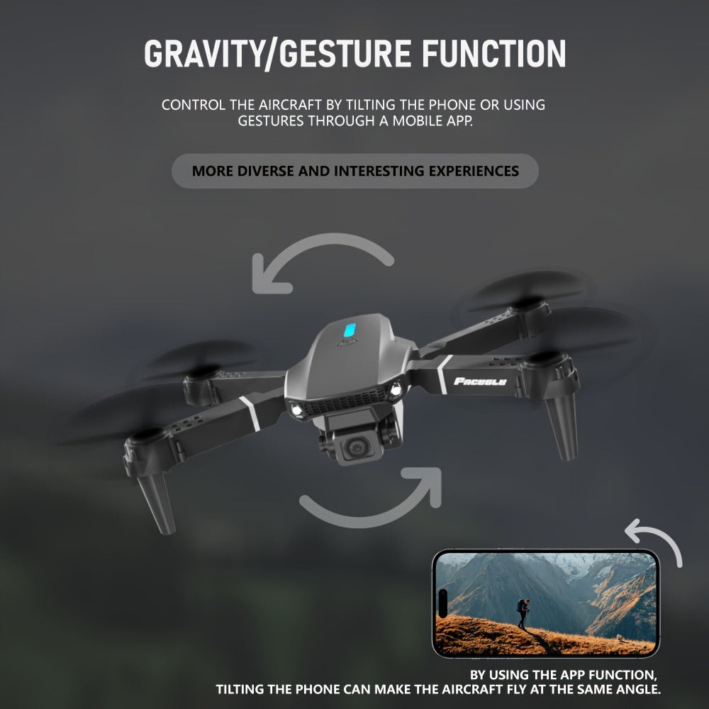 E88 Foldable Drone with Dual Camera with the Listed Color, Size or Set Options for Everyday Use — image 13
