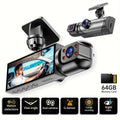 Dual Lens Dash Cam Front and Inside 1080P – Infrared Night Vision, Loop Recording, 3.16" IPS Screen, Wide Angle — image 14