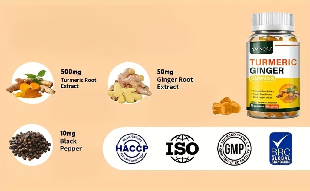 Turmeric Gummies with Black Pepper & Mint, 2000% Higher Absorption Curcumin, Anti-Inflammatory Joint — image 11