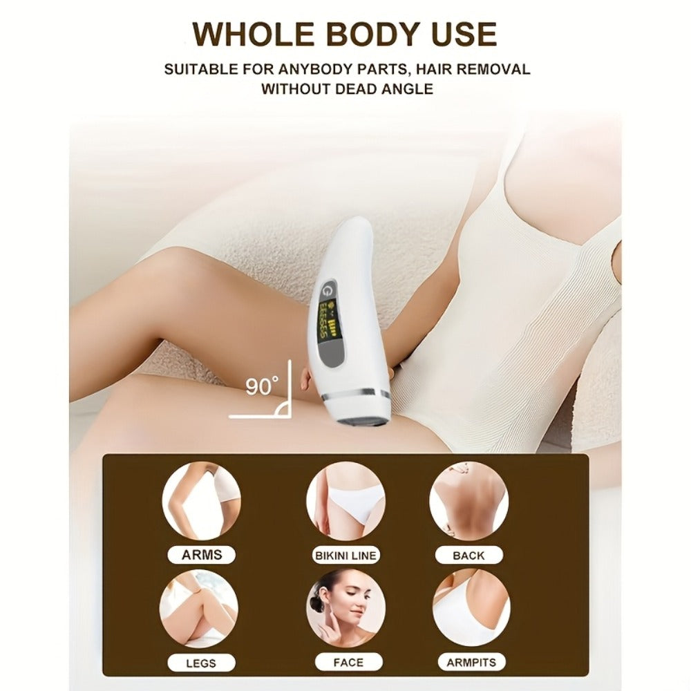 LEFINEE IPL Hair Removal Device with 999900 Flash-Counter Marking, Display and Black or White Editions — image 7