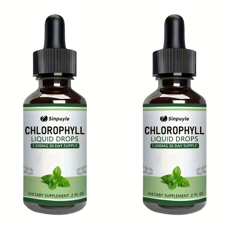 Chlorophyll Liquid Drops, Immune Support, Internal Deodoriser & Skin Health Supplement, Natural Mint Flavour — image 12