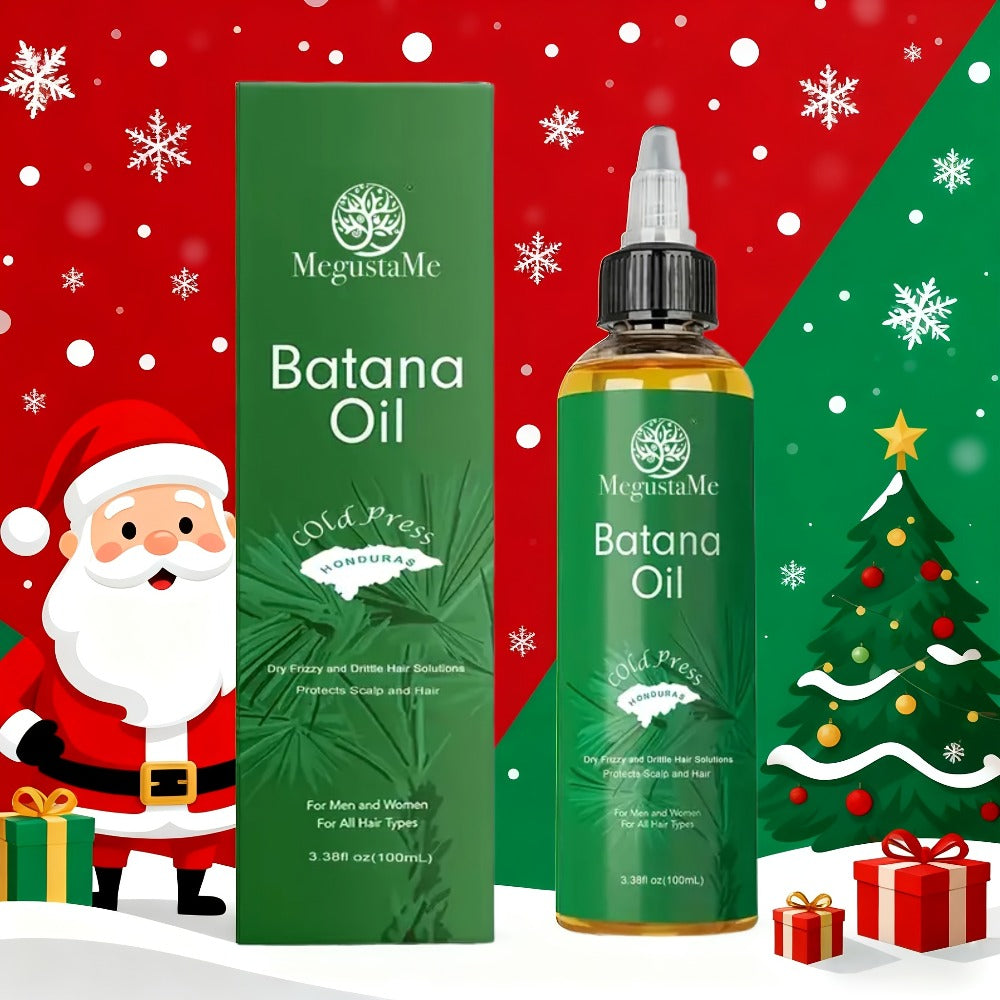 Batana Oil Cold Pressed Pure Hair & Scalp Treatment – Deep Moisturizing Conditioner with Jojoba Oil for Dry Damaged Hair, Fri