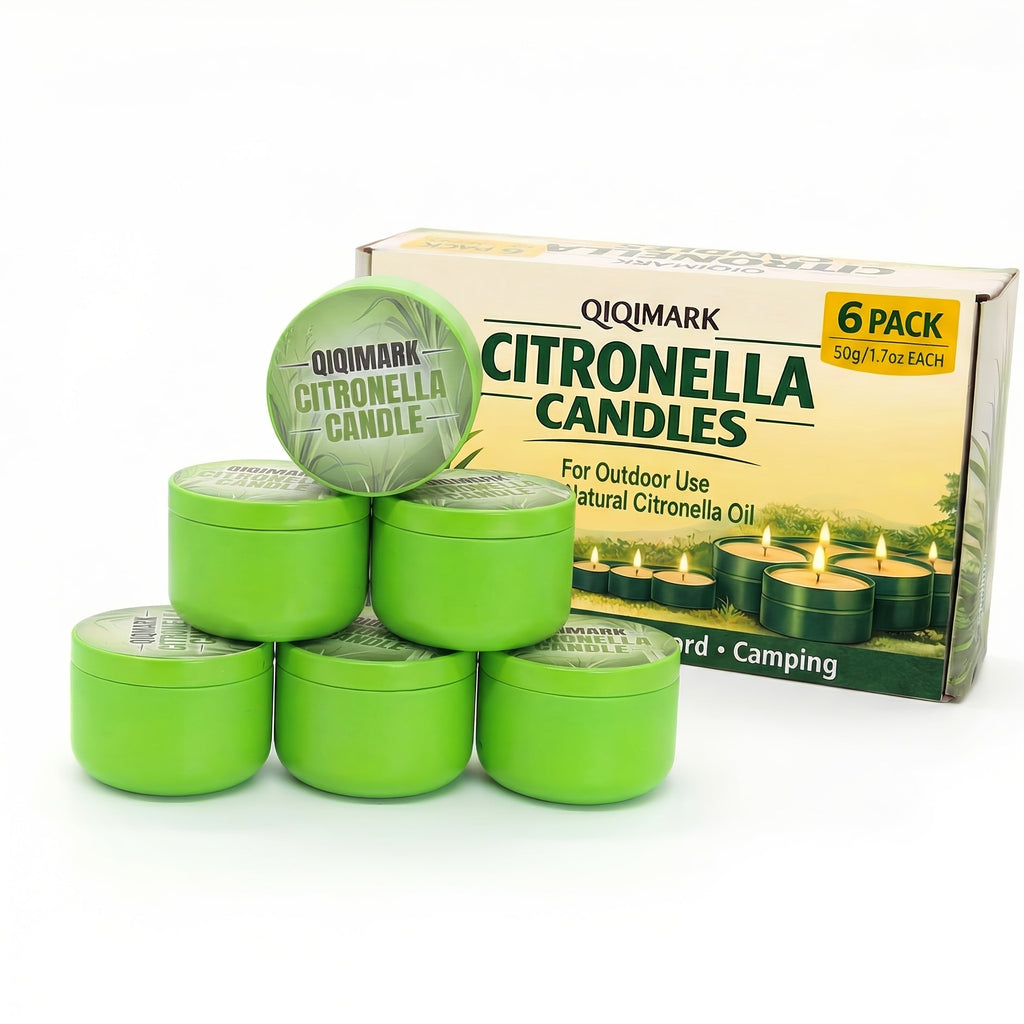 Citronella Candles Outdoor 6 Pack - 1.7 Oz Each, Burn Time, Infused with Citronella Essential Oil for Patio — image 4