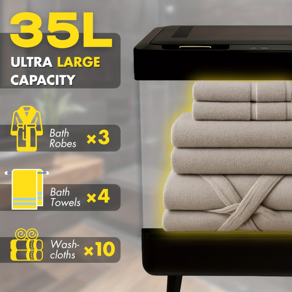 Electric Towel Warmer 35L Large Capacity Foldable Blanket Warmer with Timer & Drying Mode, Fast Heating — image 5