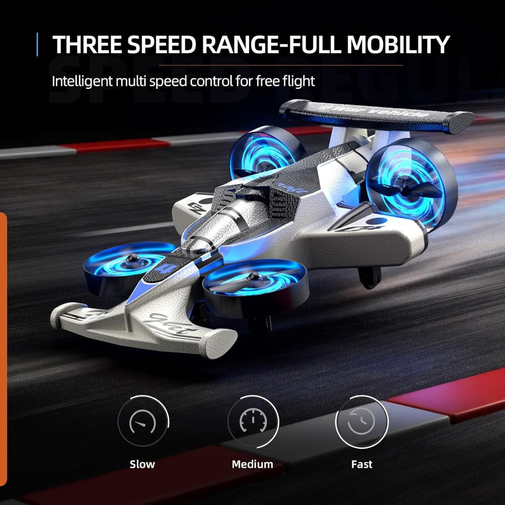 RC Flying Car Drone Combo for Kids with the Listed Color, Size or Set Options for Everyday Use — image 5