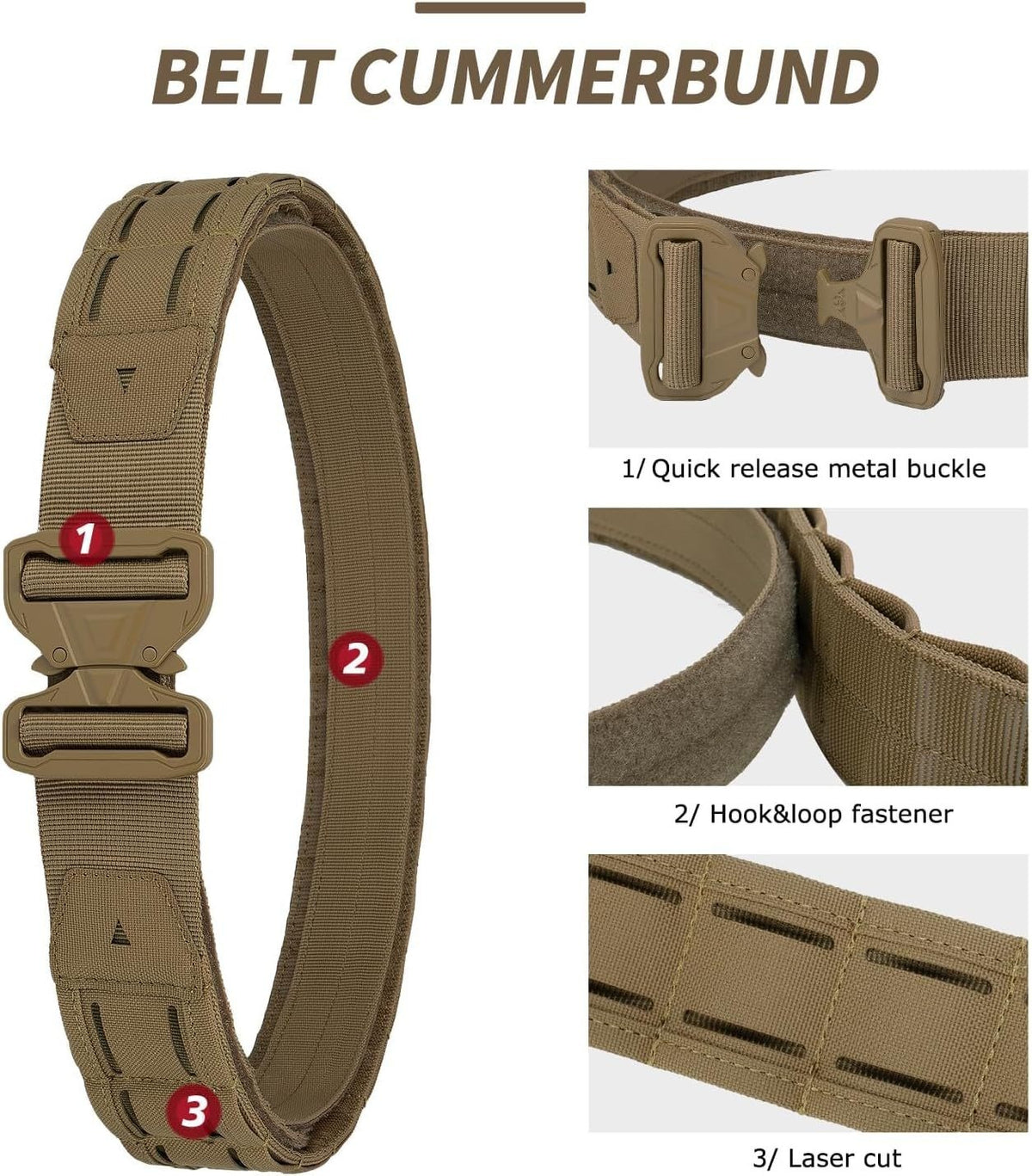 Waist Seal Eight-piece Set Quick Release Equipment Waist Bag Outdoor Patrol Multi-functional Tactical Belt Wholesale