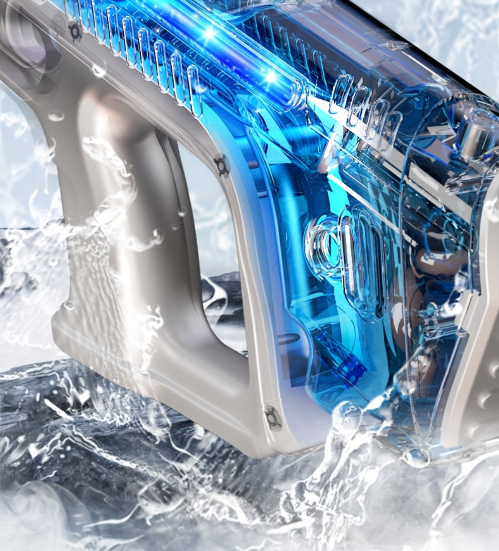LED Light-Up Electric Water Gun Auto-Fill USB Rechargeable 40Ft Range with the Listed Color, Size or Set Options for Everyday