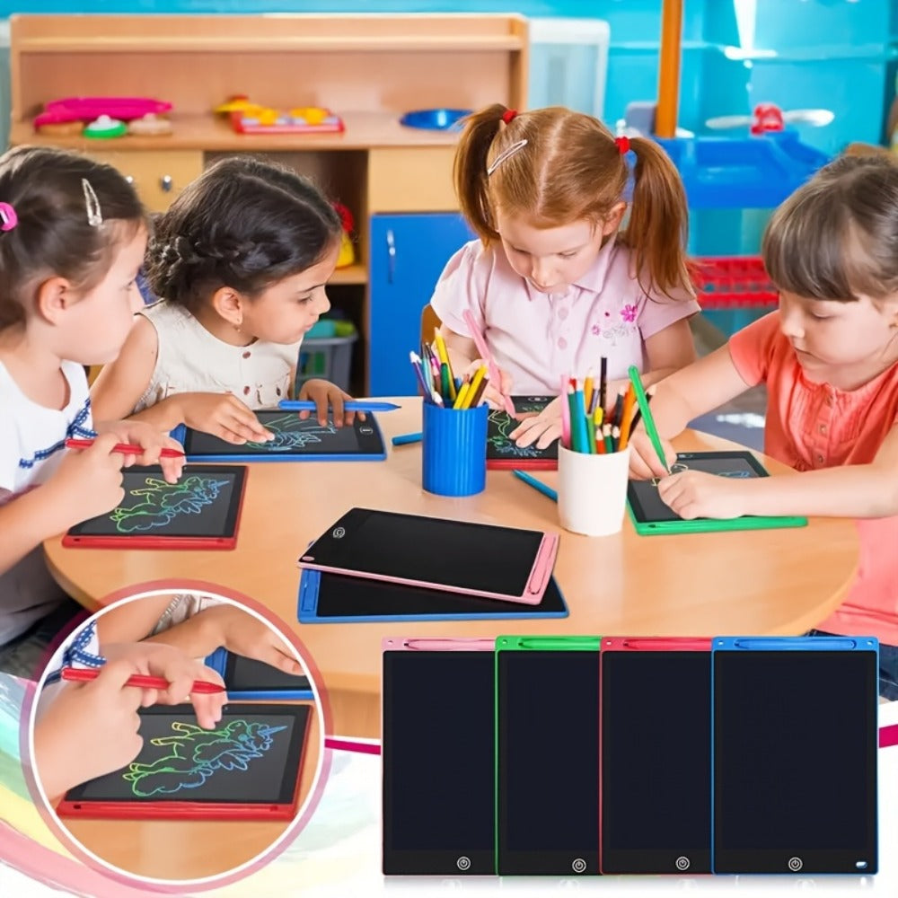 Four-Pack 8.5-Inch LCD Writing Tablets in Blue, Pink, Green and Red with Matching Styluses — image 7