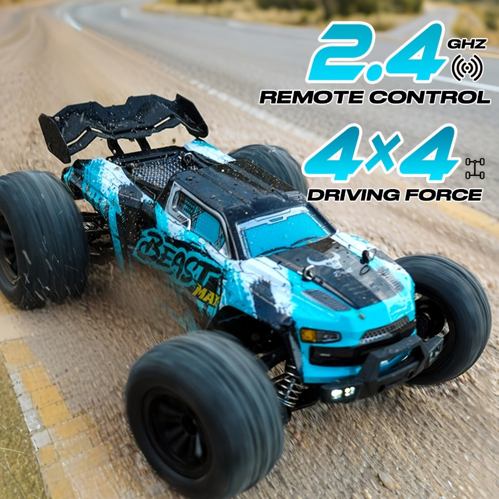 Remote Control Car in a 1:16 4WD RC390 Off-Road Design with LED Lights and Two Batteries — image 9