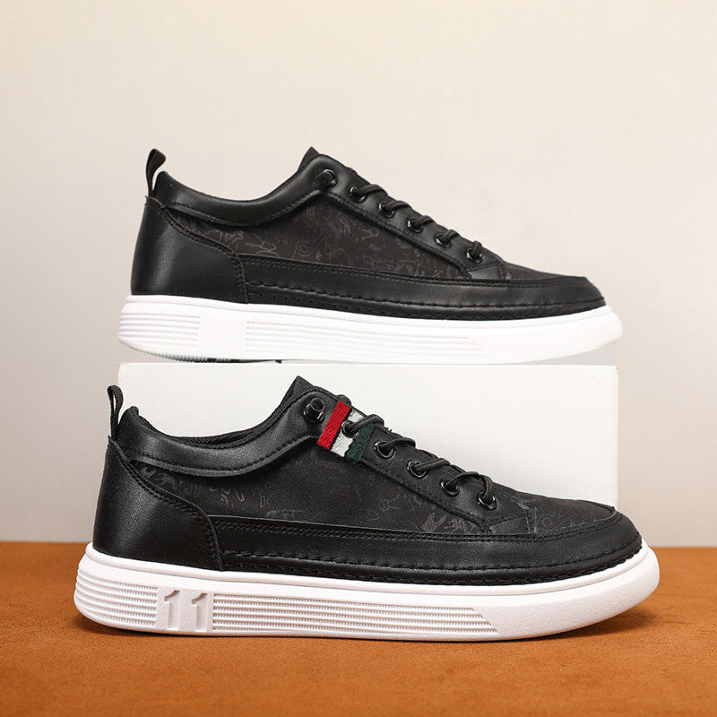 Men's High-End Canvas Sneakers - Versatile Bandage Casual Trainers