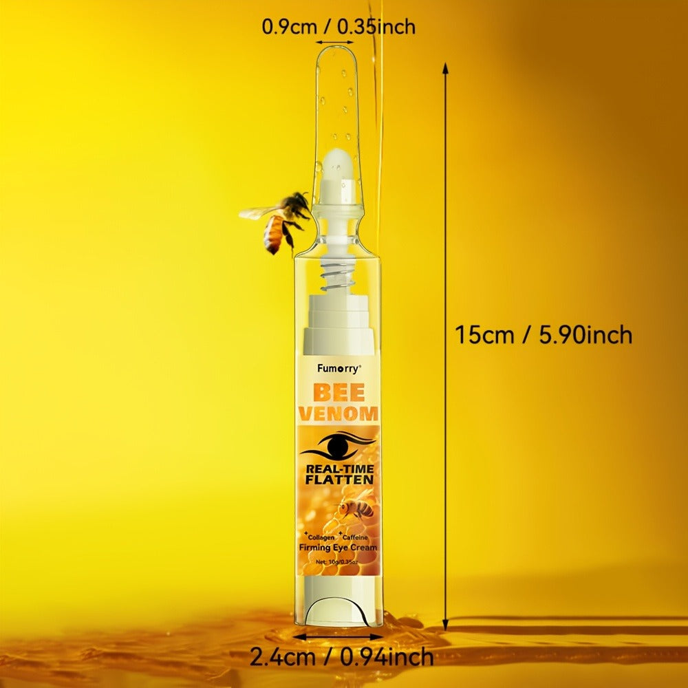 Bee Venom, Caffeine and Collagen Eye Cream Pen with White-and-Gold Body and Precision Dispenser Tip — image 5