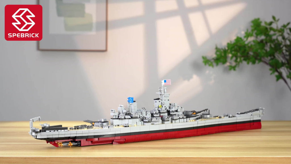 Battleship Model Building Kit 2228PCS – USS Missouri BB-63 Military Historical Warship Construction Set FC4203 — image 11