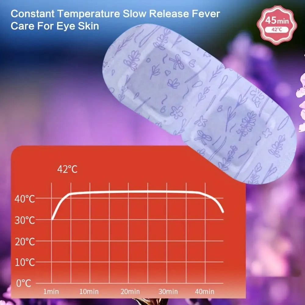 Steam Eye Mask in a Self-Heating Lavender Aromatherapy Design for Warm Compress Dry Eyes Fatigue and Strain Relief — image 14