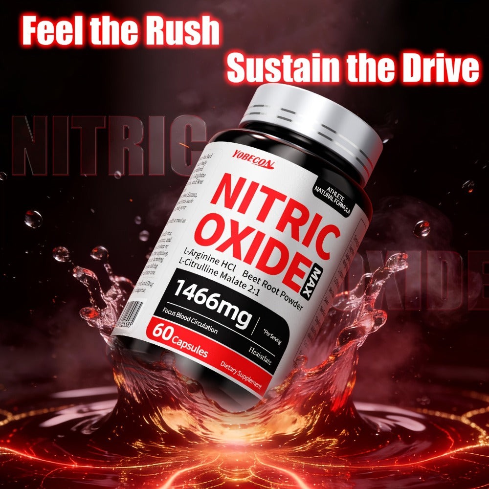 Nitric Oxide Supplement 10-in-1 with L-Arginine, L-Citrulline, AAKG & Beetroot - Blood Flow — image 5