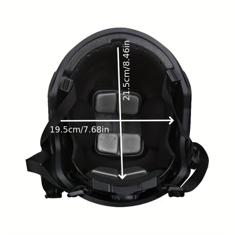 Costume Accessories Tactical Helmet and Skull Mask Set with ABS Shell, Adjustable Dial and Black Finish — image 10