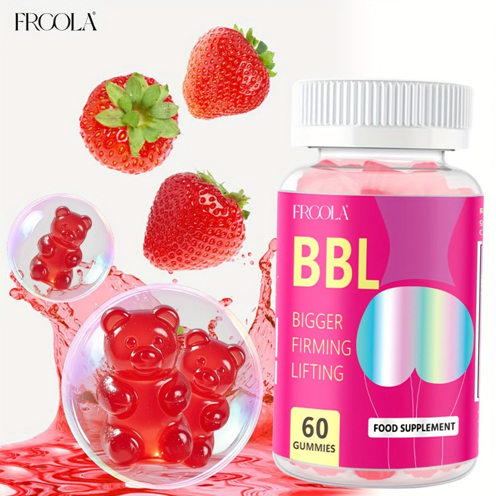 Women's BBL & BBG Herbal Gummies, Bum & Chest Enhancement Support Supplement for Women, Strawberry Flavor — image 11