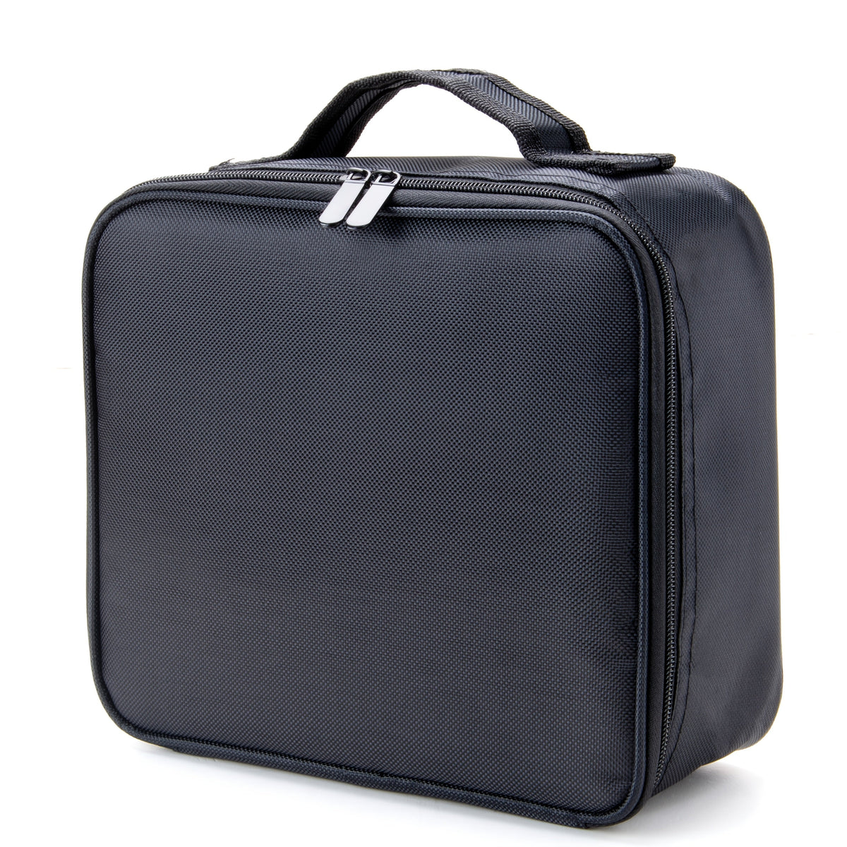 Makeup Bag Fabric Travel Case with Easy-Clean Lining and Top Handle for Travel, Vanity and Everyday Beauty Storage — image 1