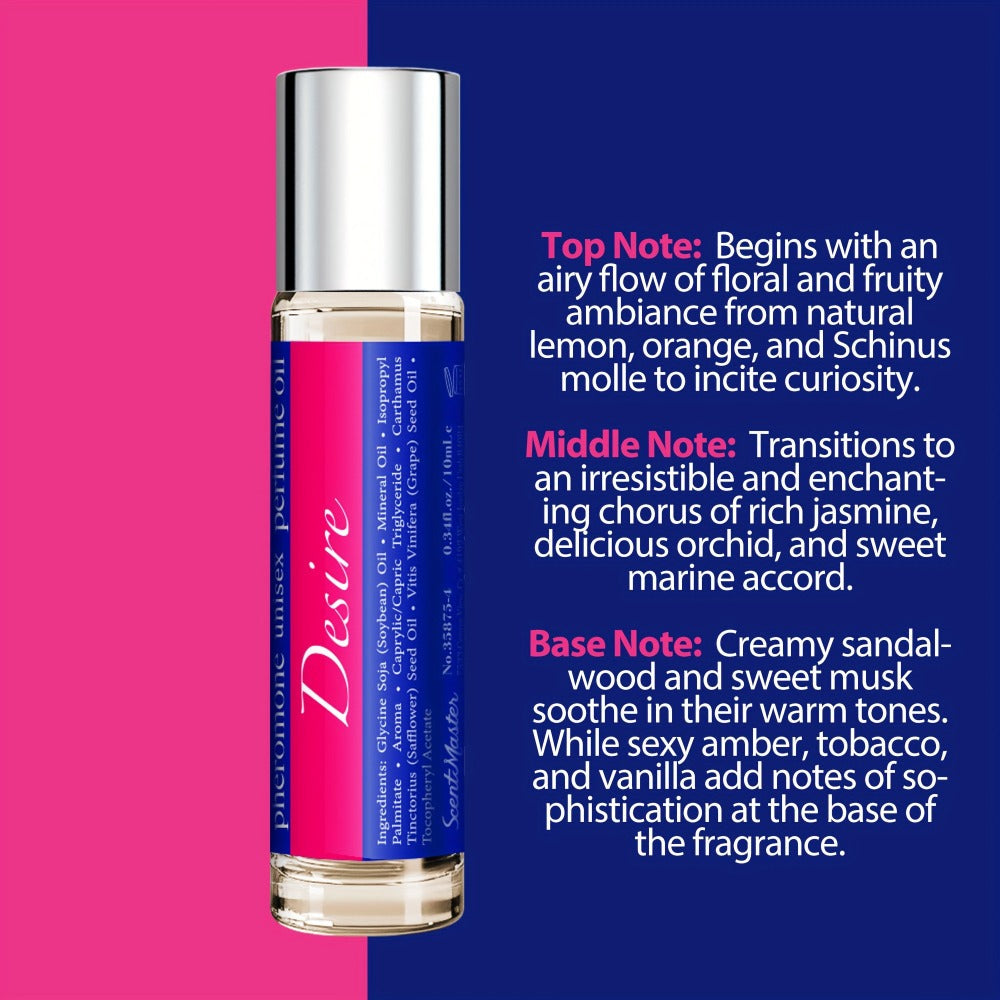 Pheromone Perfume Oil for Women Alcohol-Free Floral Fruity Attract Fragrance 0.34 oz - Unisex Roll-On Cologne Oil — image 2
