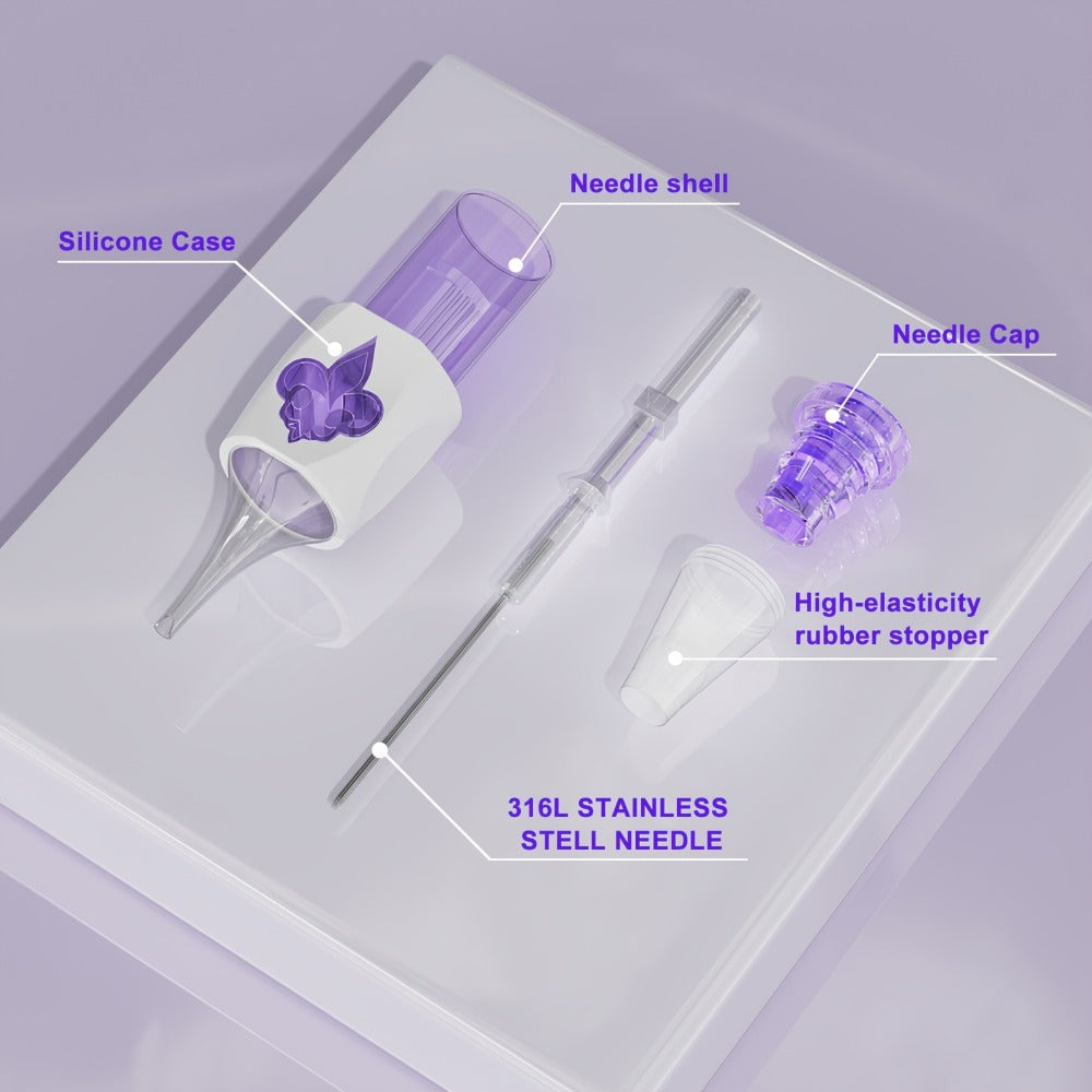 Tattoo Cartridge Needles with LumenTip Label, 20 or 50-Piece #12 RL RS RM M1 Cartridge Pack Choices — image 4