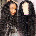 Jerry Curl Human-Hair Lace Closure Wig in Black with 14, 16, 18, 20 or 24-Inch Length Options — image 13