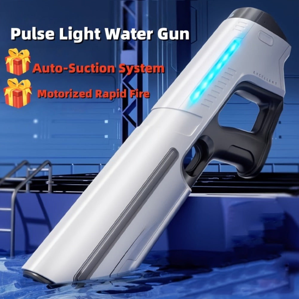 LED Light-Up Electric Water Gun Auto-Fill USB Rechargeable 40Ft Range with the Listed Color, Size or Set Options for Everyday
